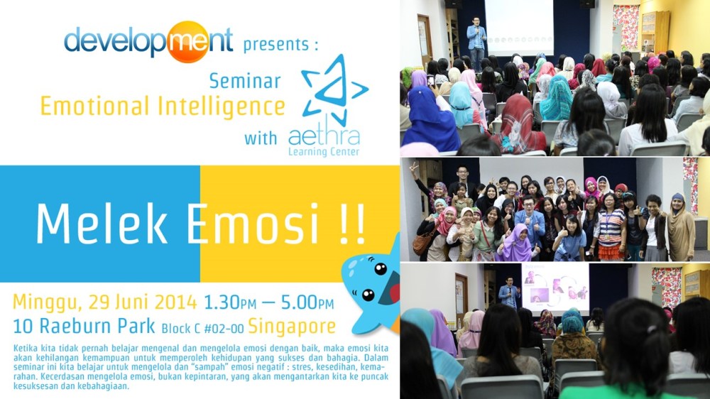 Seminar #MelekEmosi kerjasama dengan development di Singapore