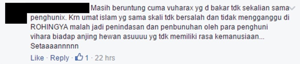Ini hanya sebuah contoh komen dari berita yang sedang menghangat belakangan ini.